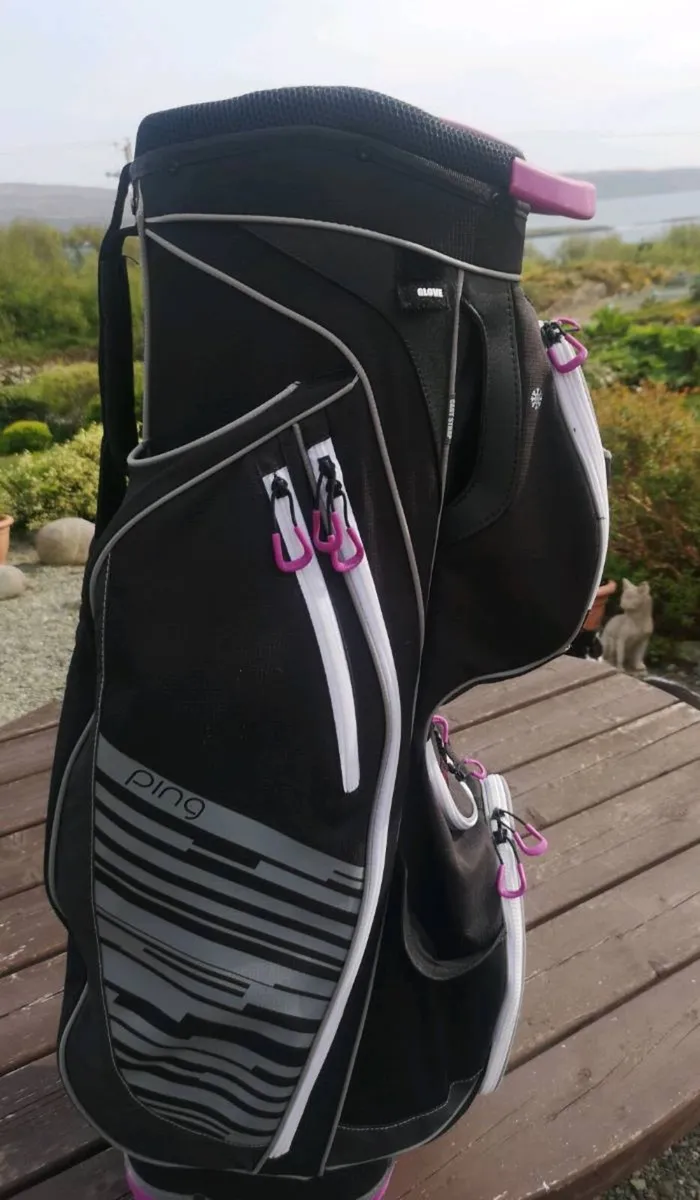 Ping Rhapsody Ladies Cart Bag
Black, Grey, Purple. - Image 3
