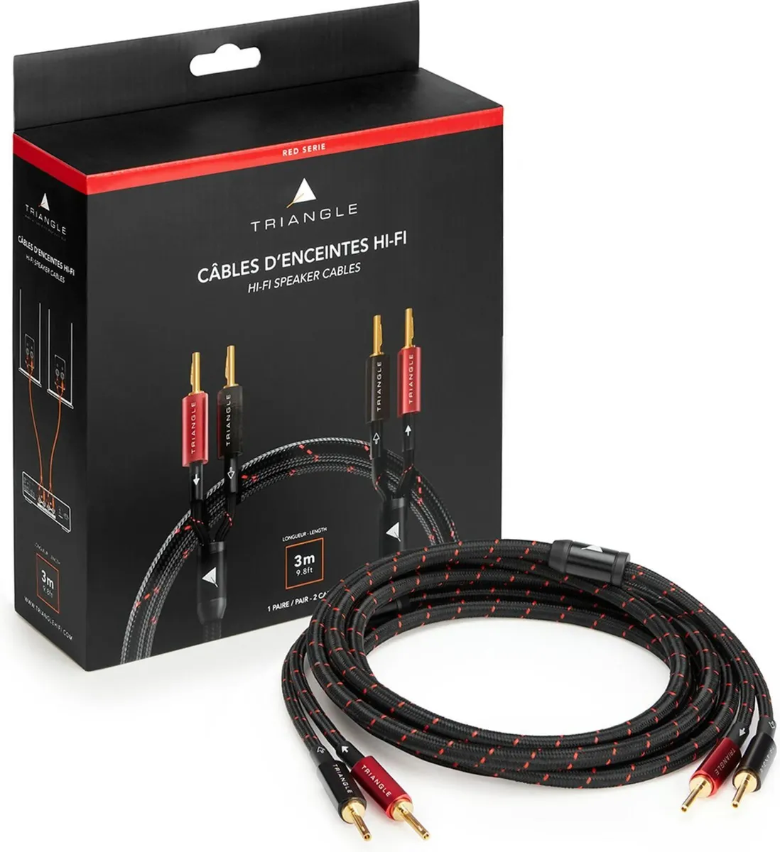 Brand-new Triangle RED  speaker cables. - Image 1