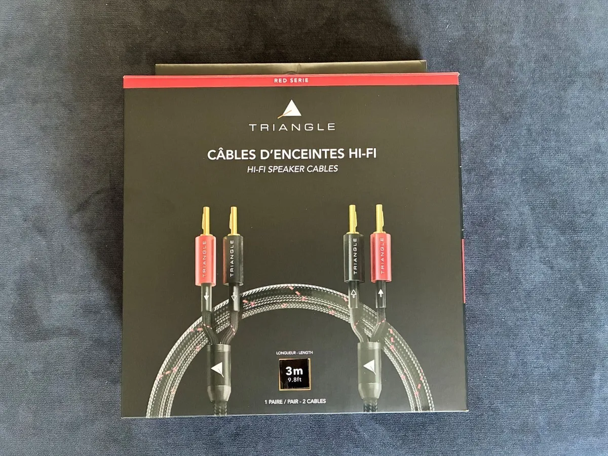 Brand-new Triangle RED  speaker cables. - Image 2