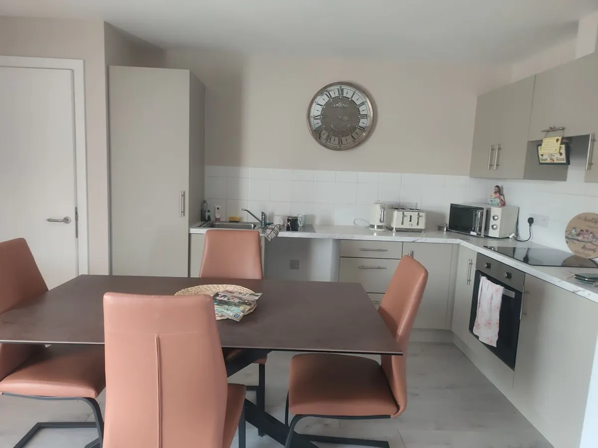 Table and four chairs  only 7 months old - Image 1