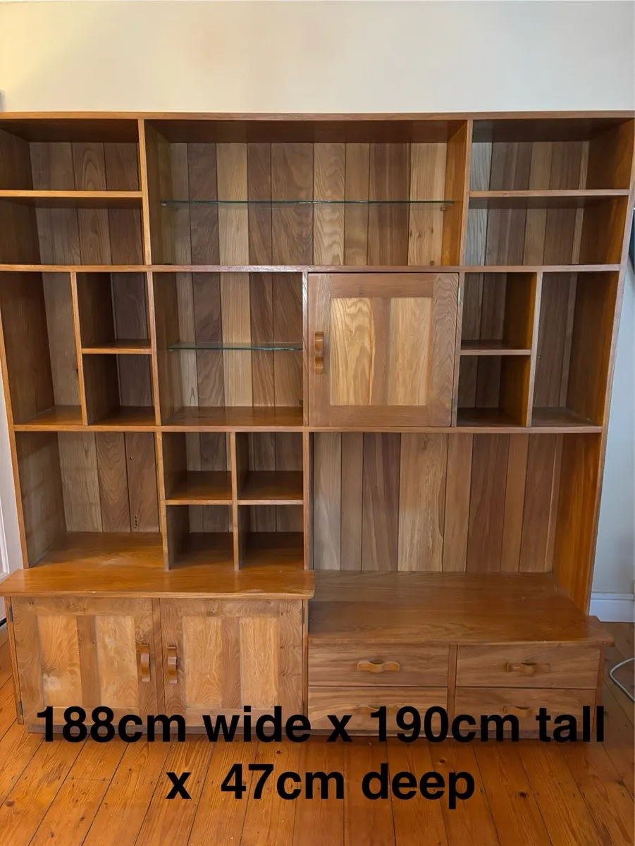 Bespoke hand crafted solid wood cabinet - Image 1