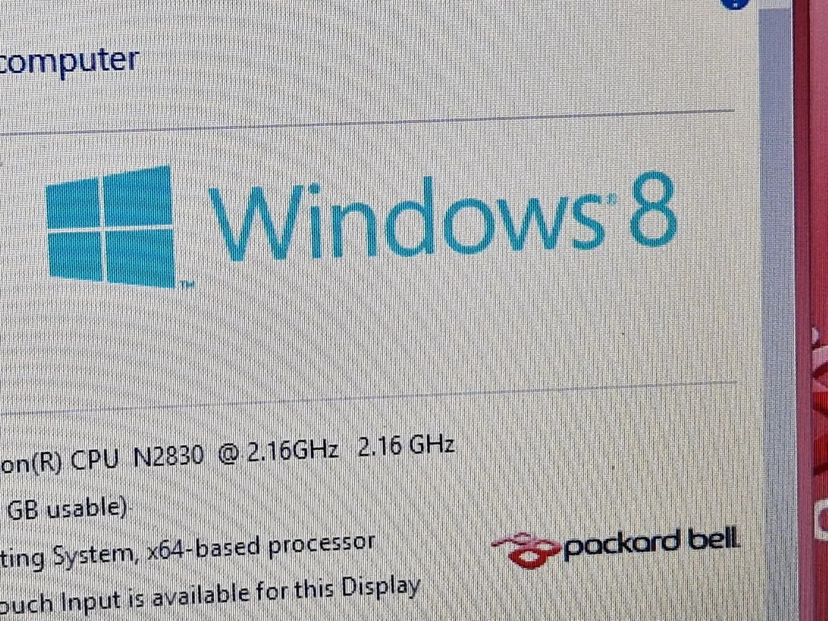 Packard Bell Laptop, EasyNote Z5WGM Intel Celeron - Image 3