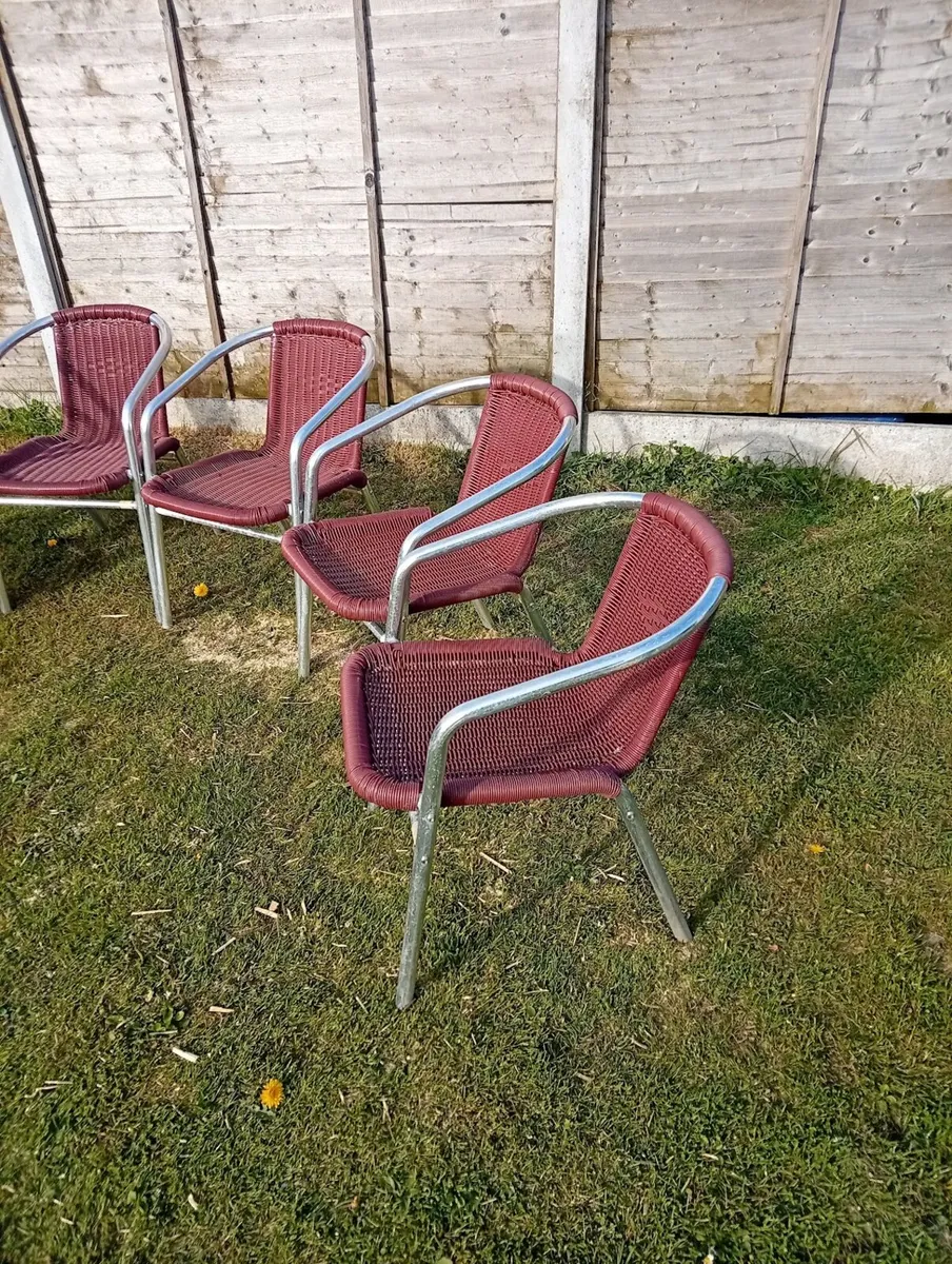 Garden chairs 6 pieces - Image 3