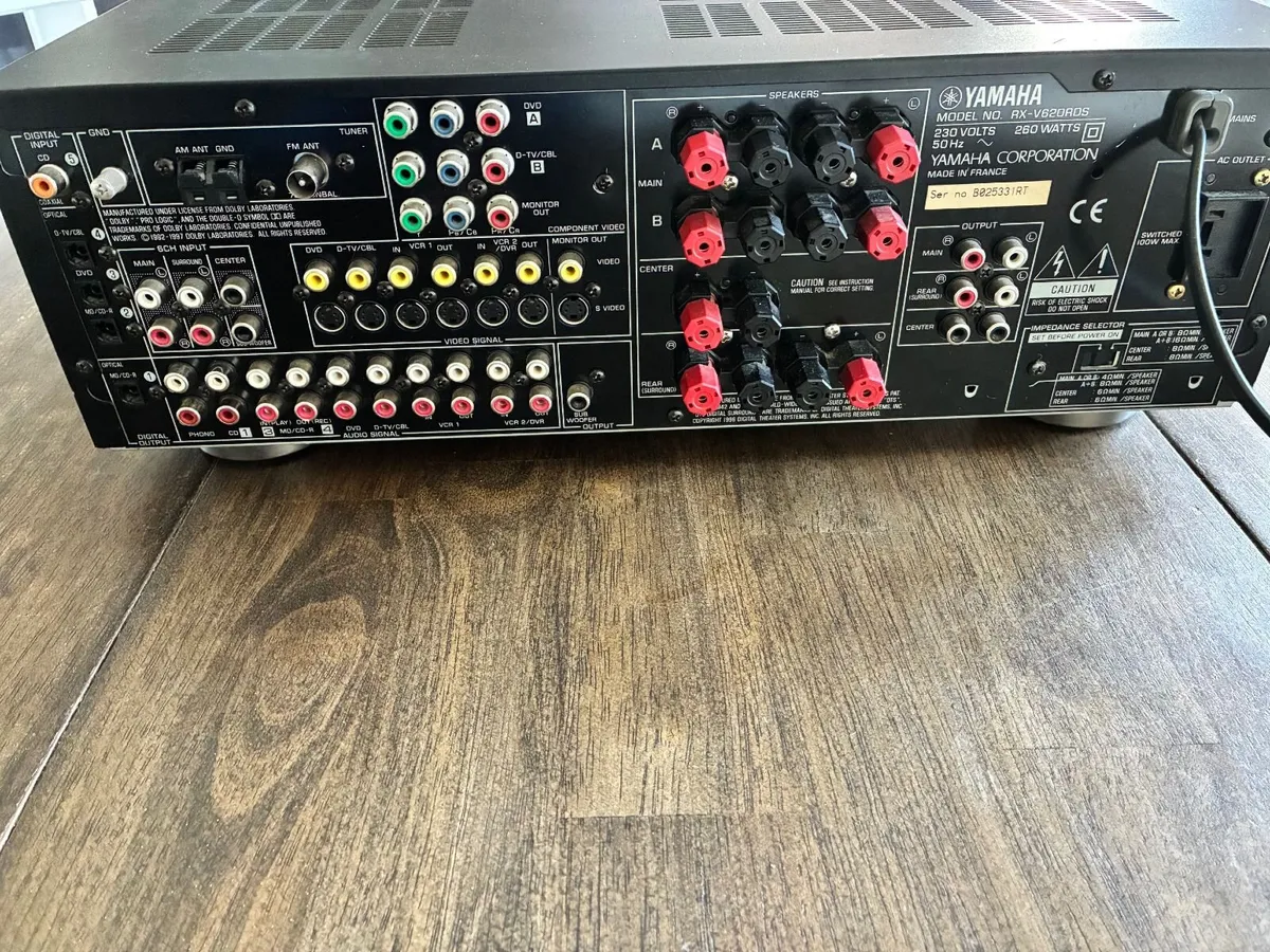 Yamaha Natural Sound AV Receiver RX-V620RDS - Image 3
