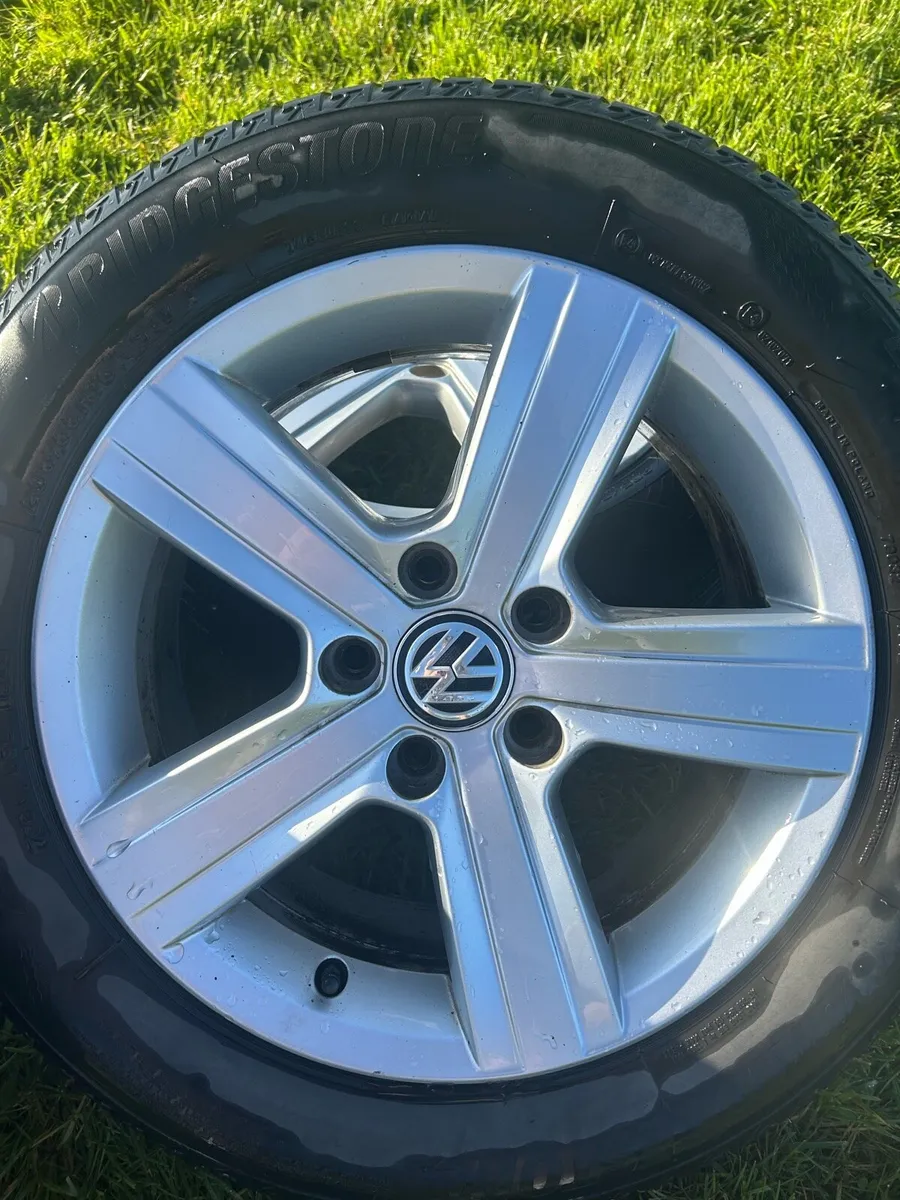 4 Genuine VW GOLF MK7 16" DOVER ALLOY WHEEL - Image 2