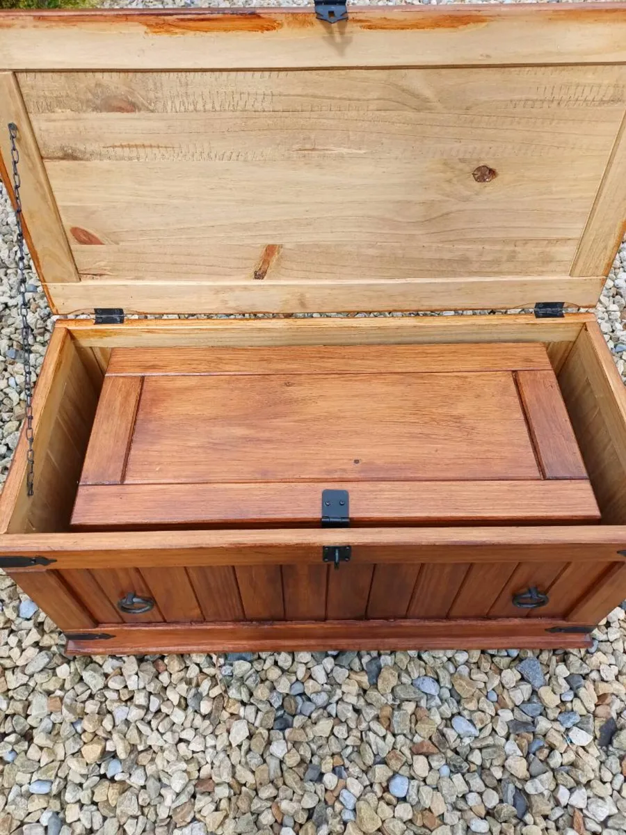 Vintage Wooden Storage Boxes - Image 3