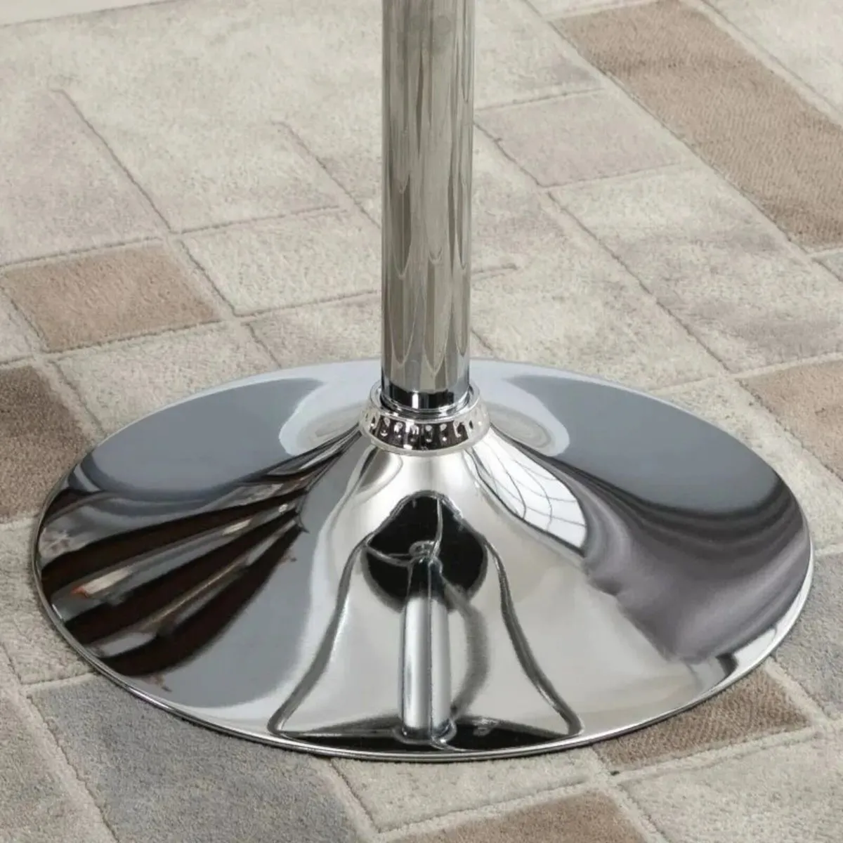 Bistro Cafe Table Black Round Indoor Outdoor - Image 2