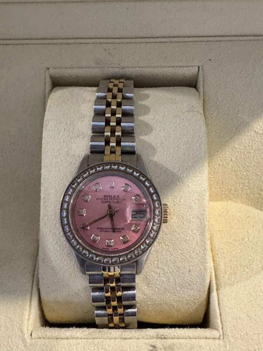 Rolex ladies 26mm datejust 2 tone jubilee box no papers - Image 2