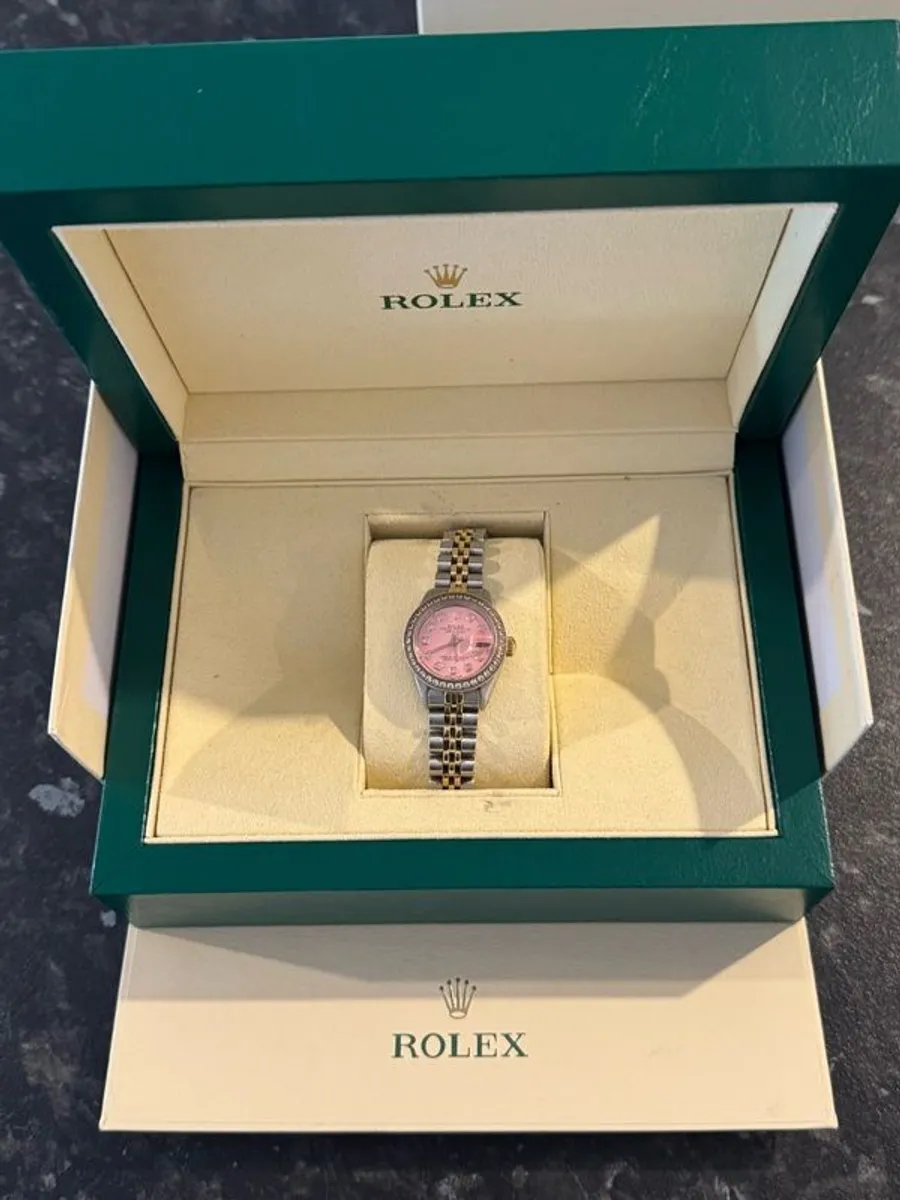 Rolex ladies 26mm datejust 2 tone jubilee box no papers - Image 3