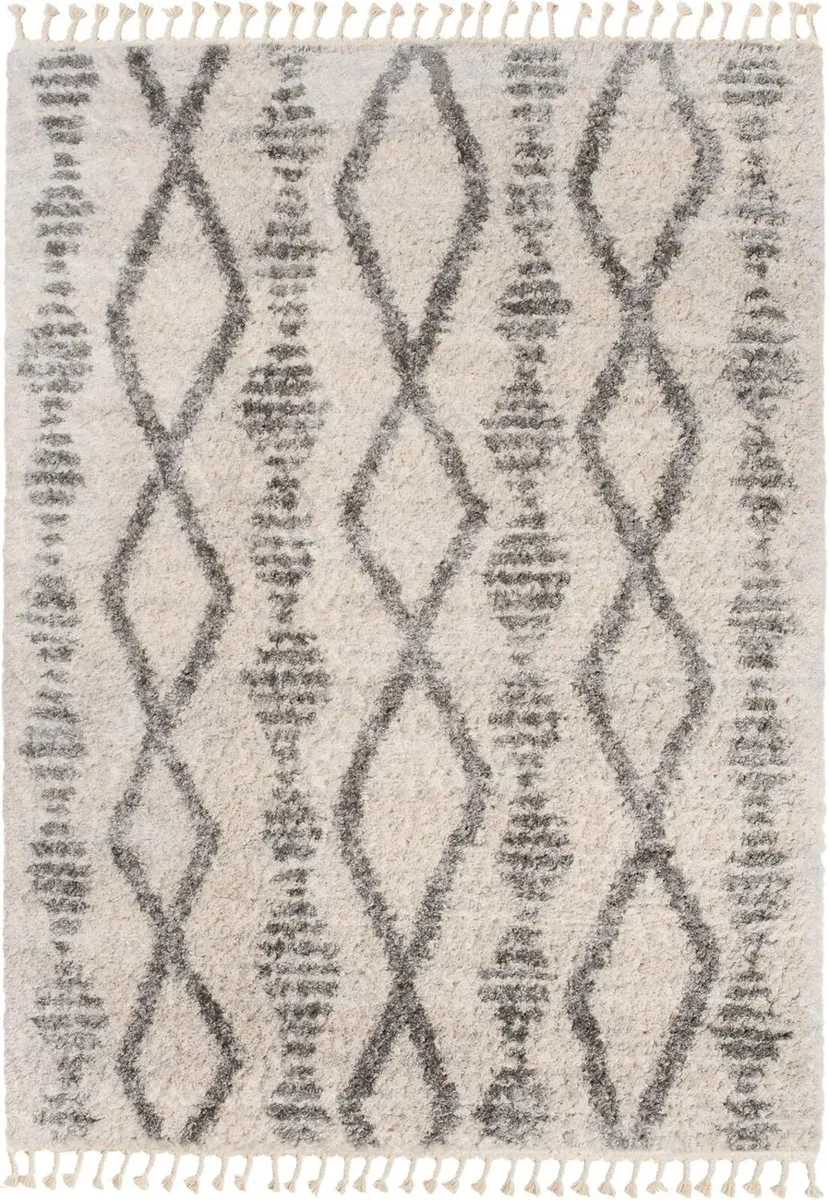 Versay Fringes Boho Shaggy Area Rug Living Room - Image 2