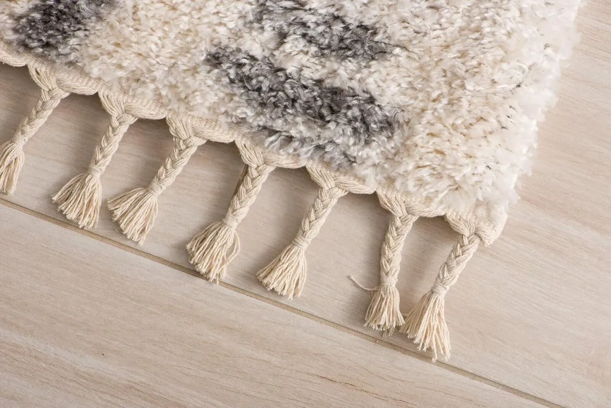 Versay Fringes Boho Shaggy Area Rug Living Room - Image 4