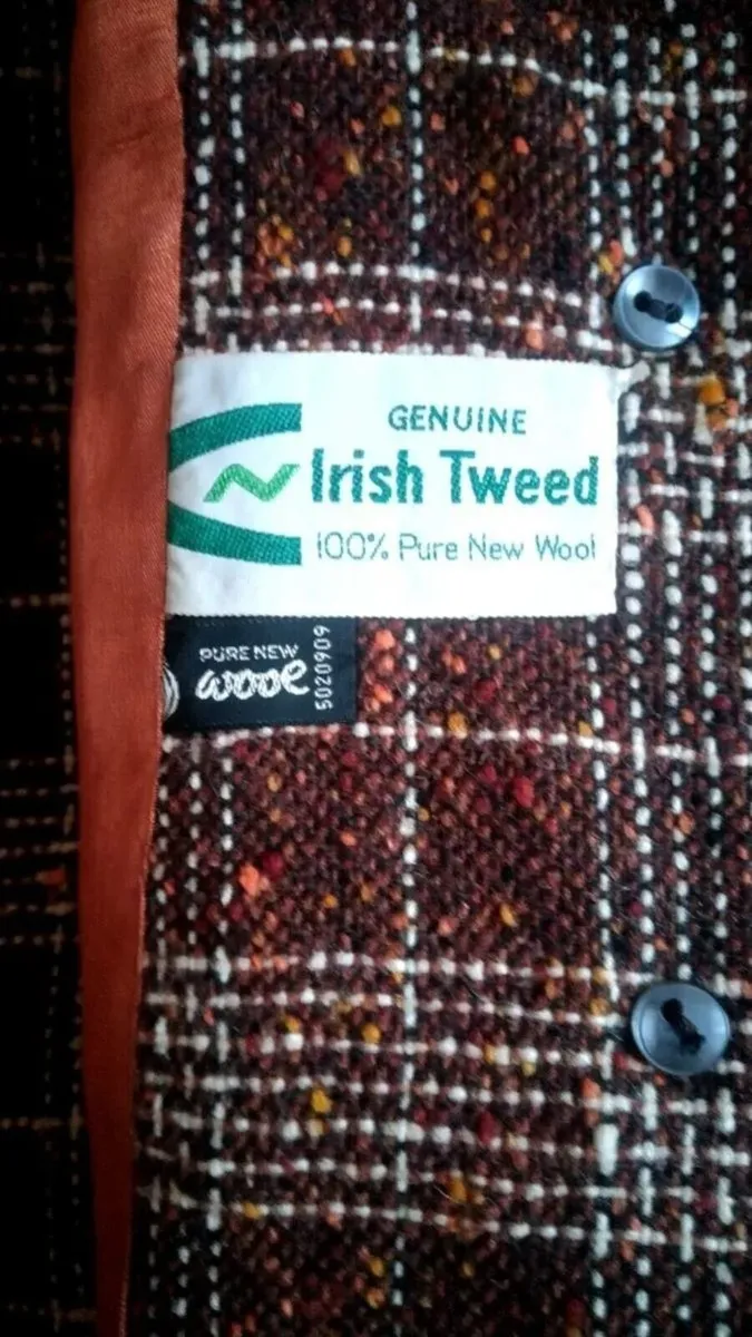 Original 1950's Ladies Irish Tweed Costume - Image 3