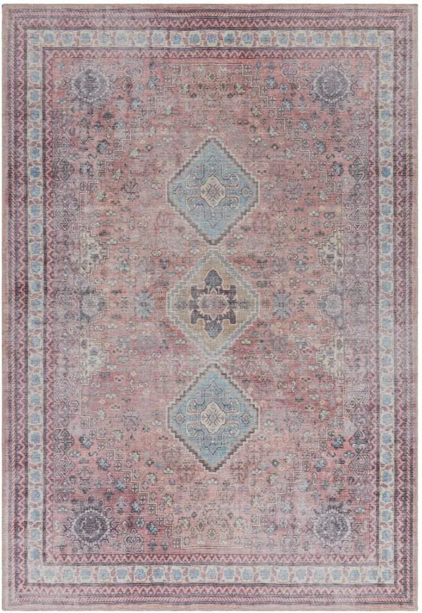Kaya Short Pile Rug Traditional Classic Abstract - Image 3