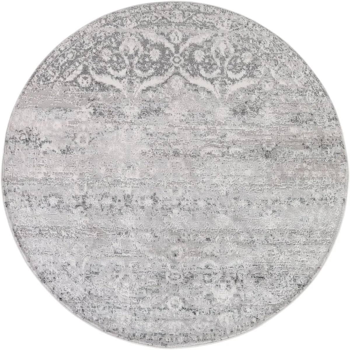 Sky Area Round Rug Abstract Flecked Multicolour - Image 2