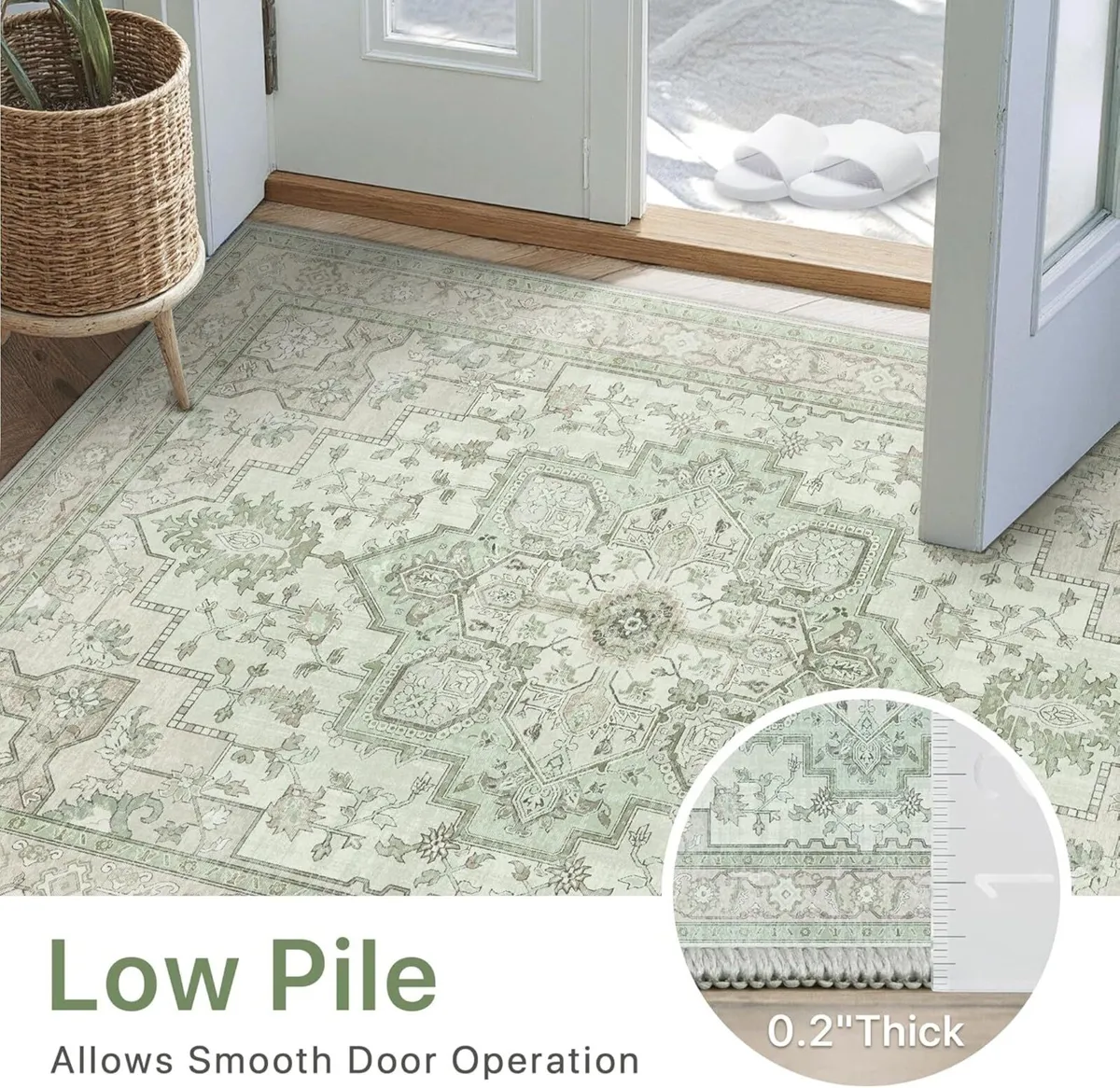 Large Rugs for Living Room 240x230cm Extra Area - Image 2