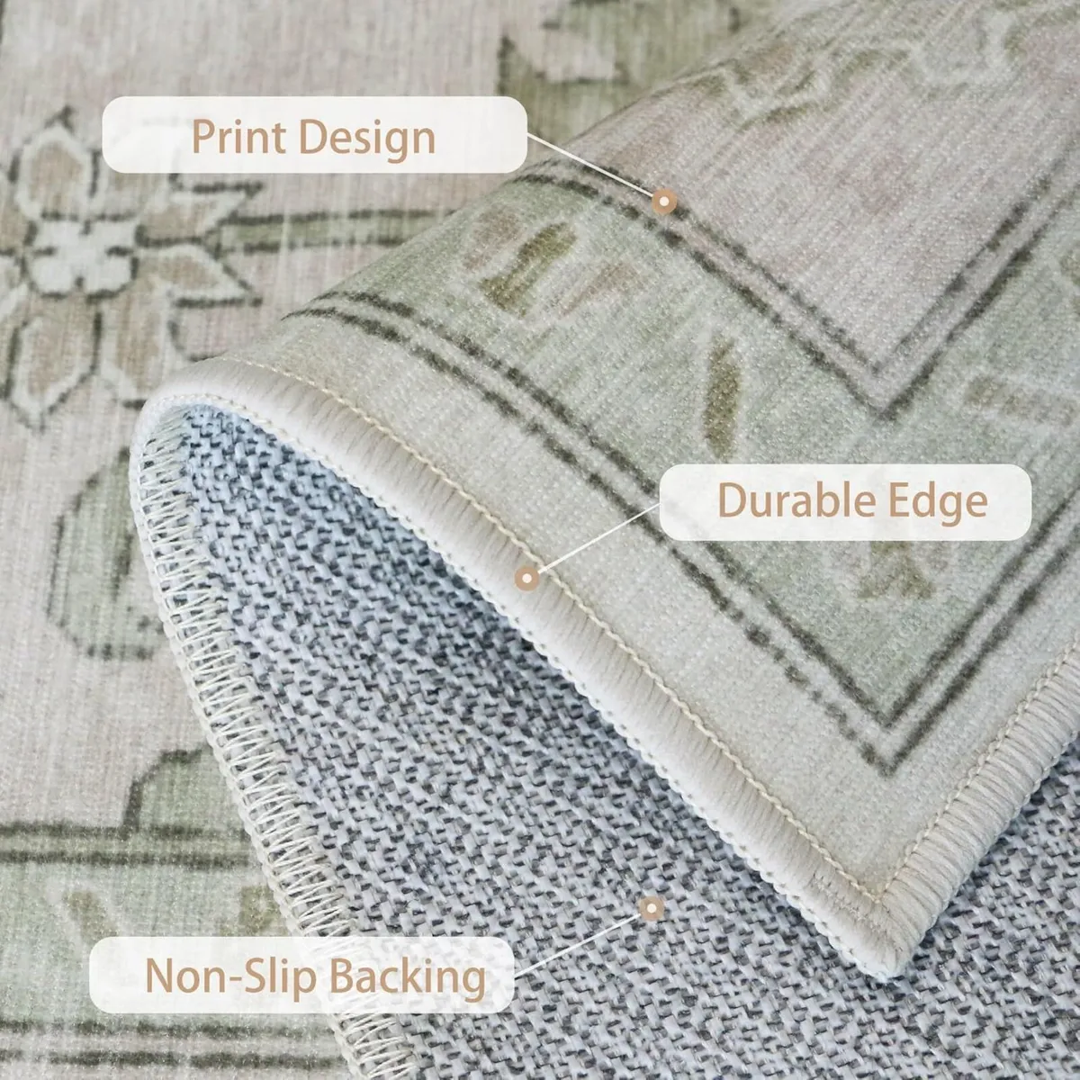 Large Rugs for Living Room 240x230cm Extra Area - Image 4