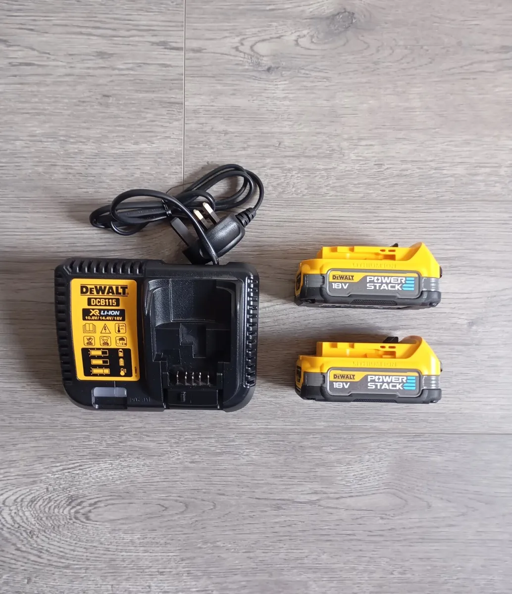 DeWalt Powerstack Batteries and Charger