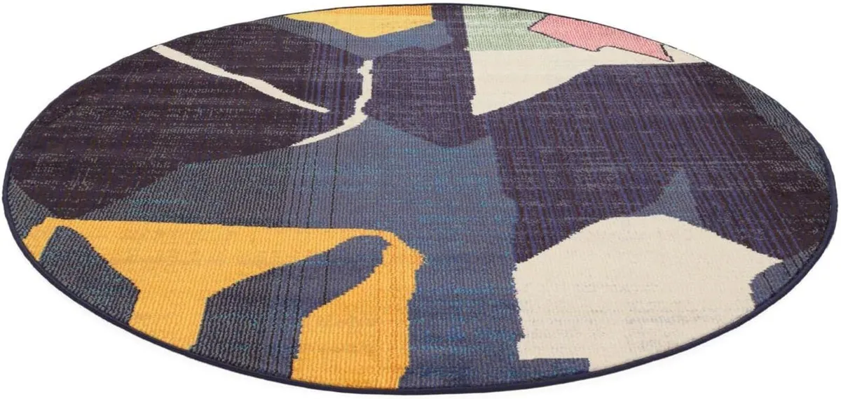 Halle Rug Modern carpets Ø 4′11″ ft (Ø 150 cm) - Image 2