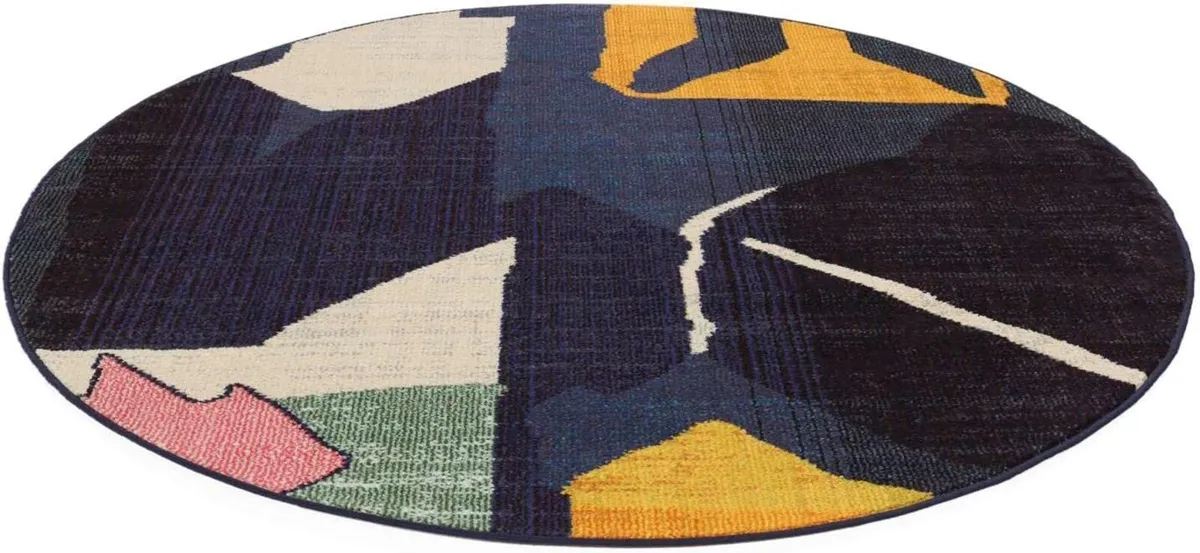 Halle Rug Modern carpets Ø 4′11″ ft (Ø 150 cm) - Image 3