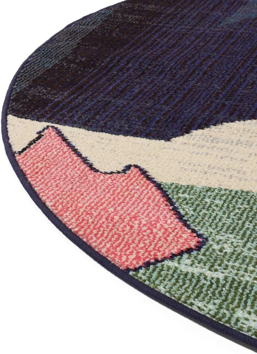 Halle Rug Modern carpets Ø 4′11″ ft (Ø 150 cm) - Image 4