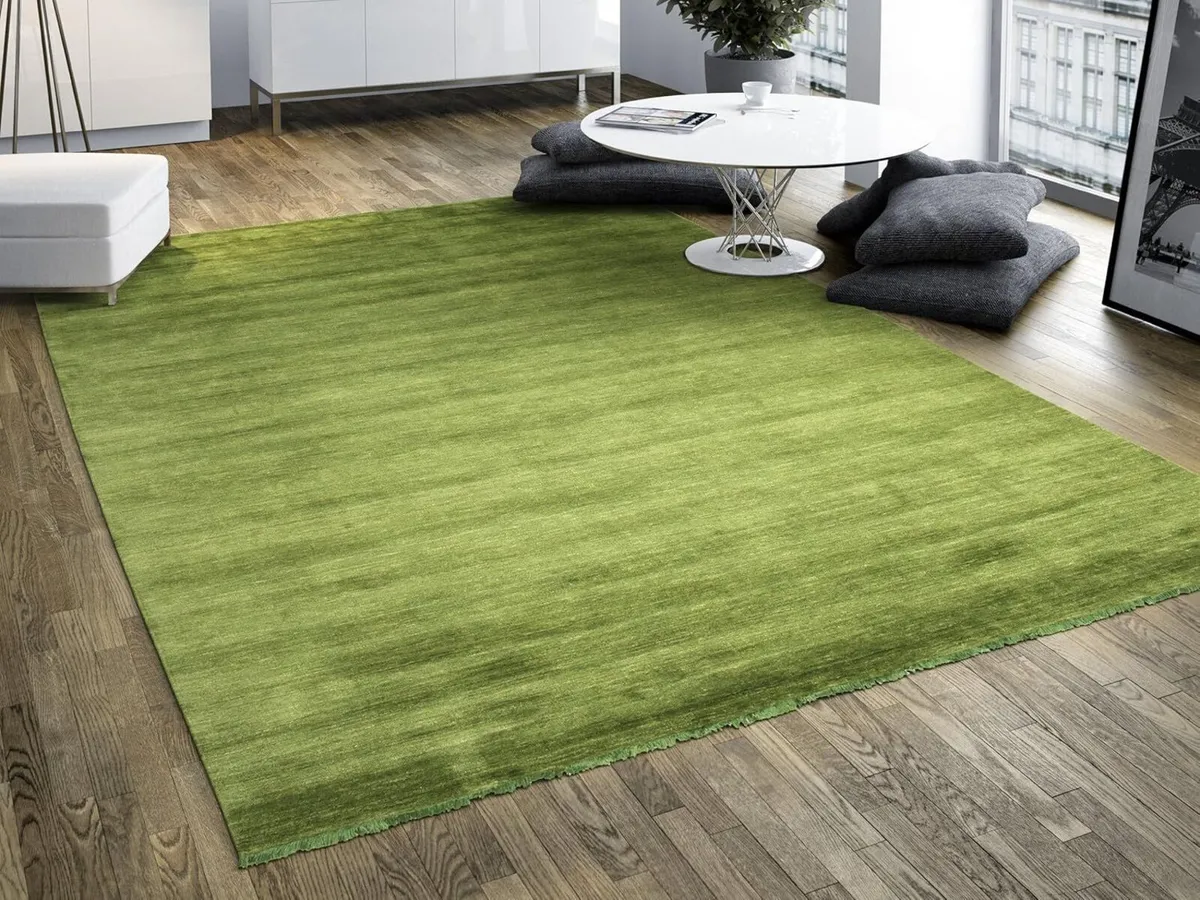 Handloom fringes Rug Shaggy/Handloom 2′7″ x 3′11″ - Image 2