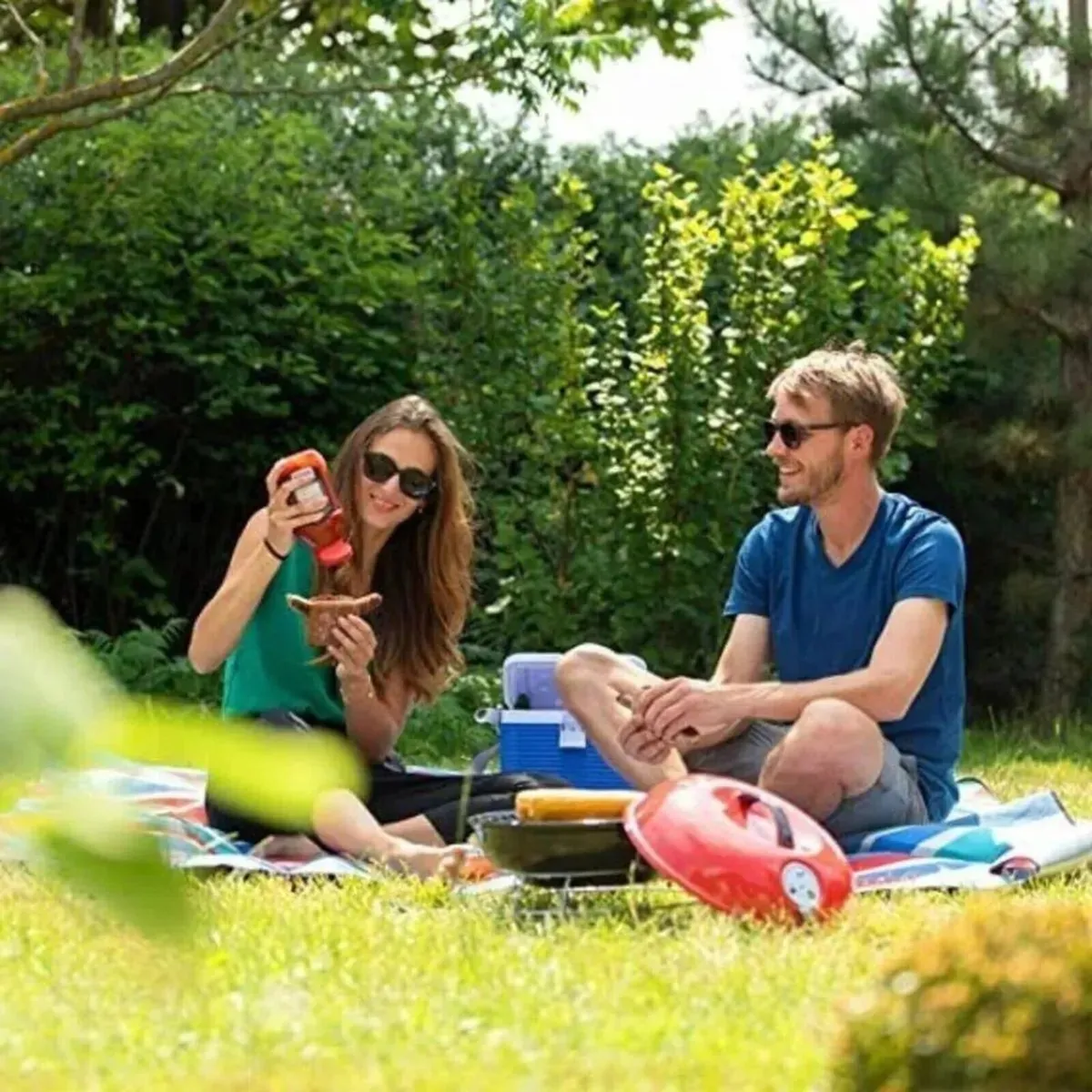 Kettle BBQ Grill Portable with Lid Outdoor Set - Image 4