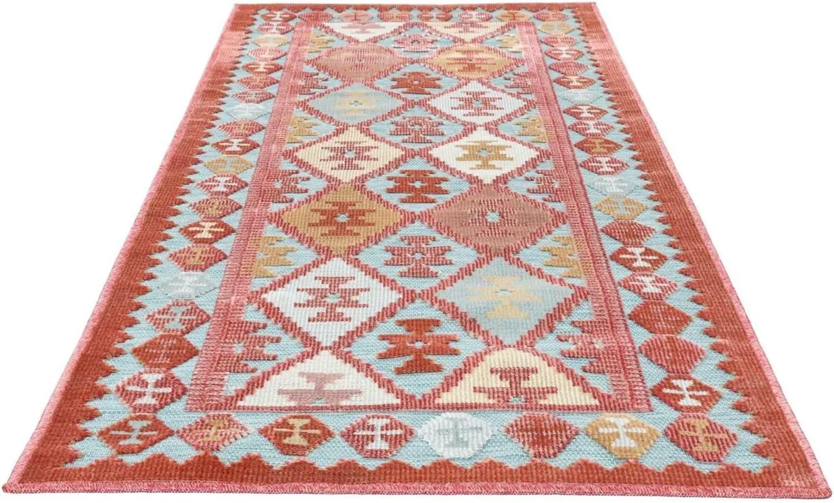 Saga Kilim In Outdoor Rug Modern carpets 2′7″ x - Image 3