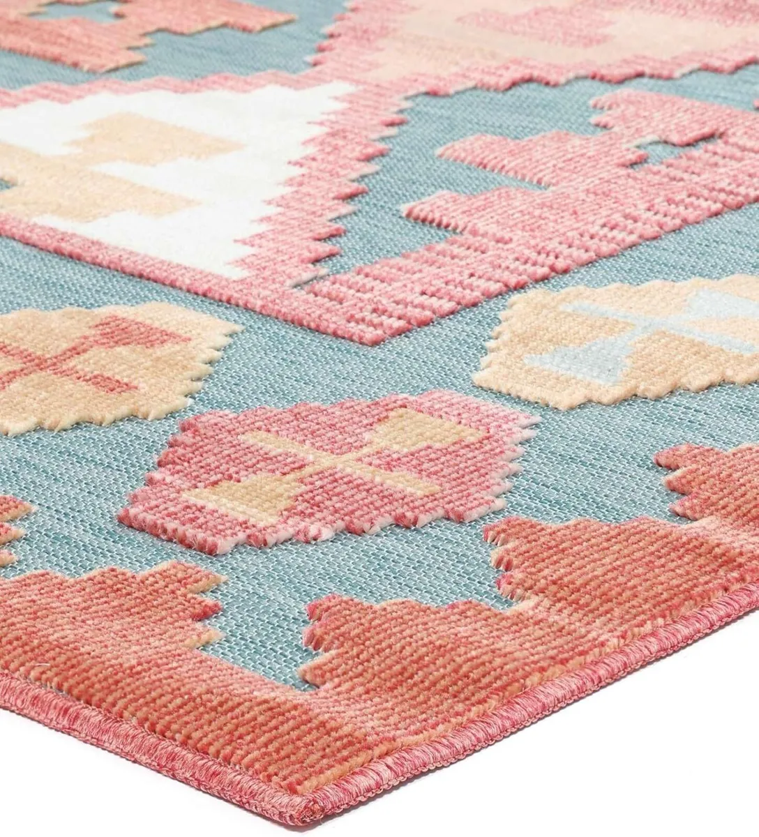 Saga Kilim In Outdoor Rug Modern carpets 2′7″ x - Image 4