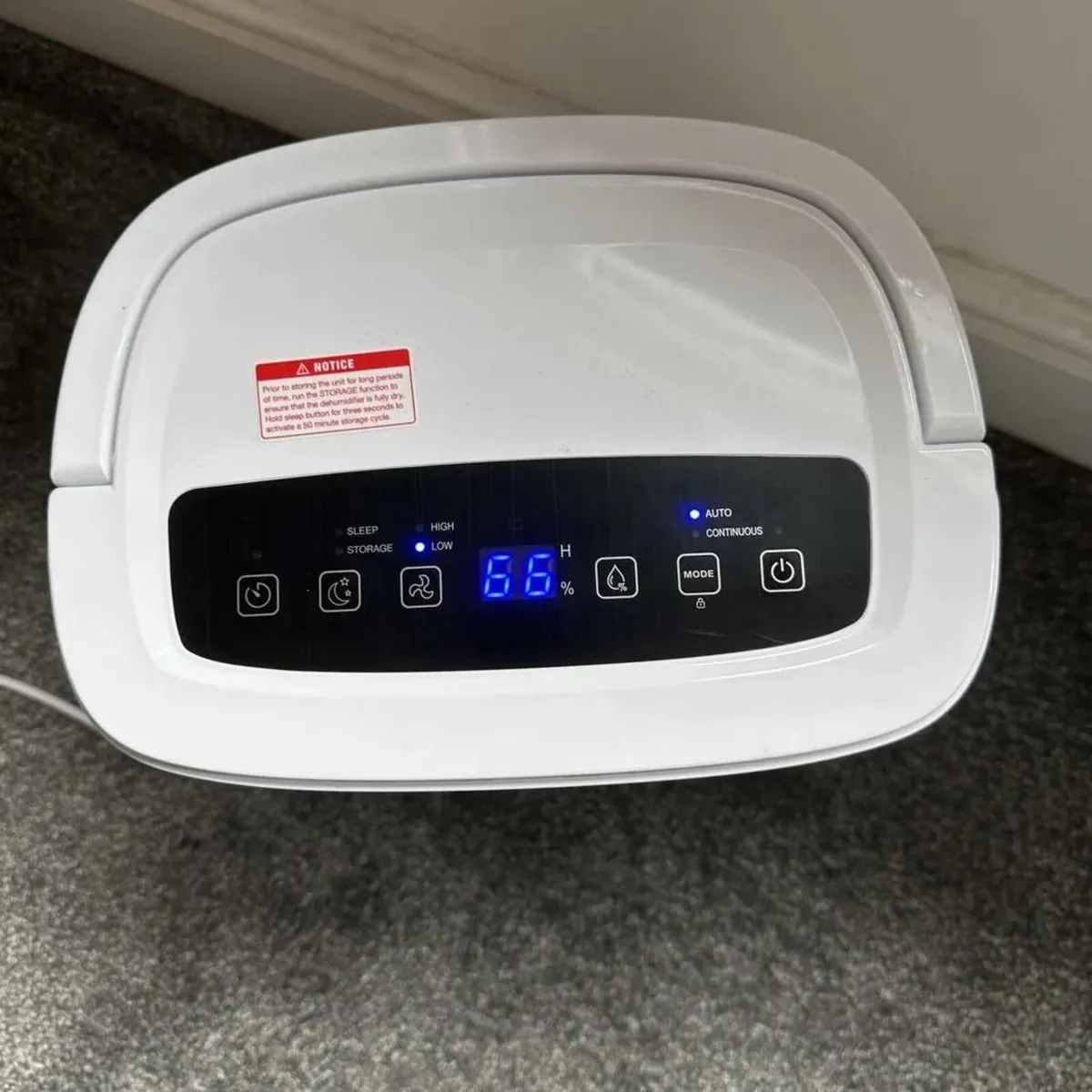 Pro Breeze 12L Compressor Dehumidifier (Model PB-0 - Image 3