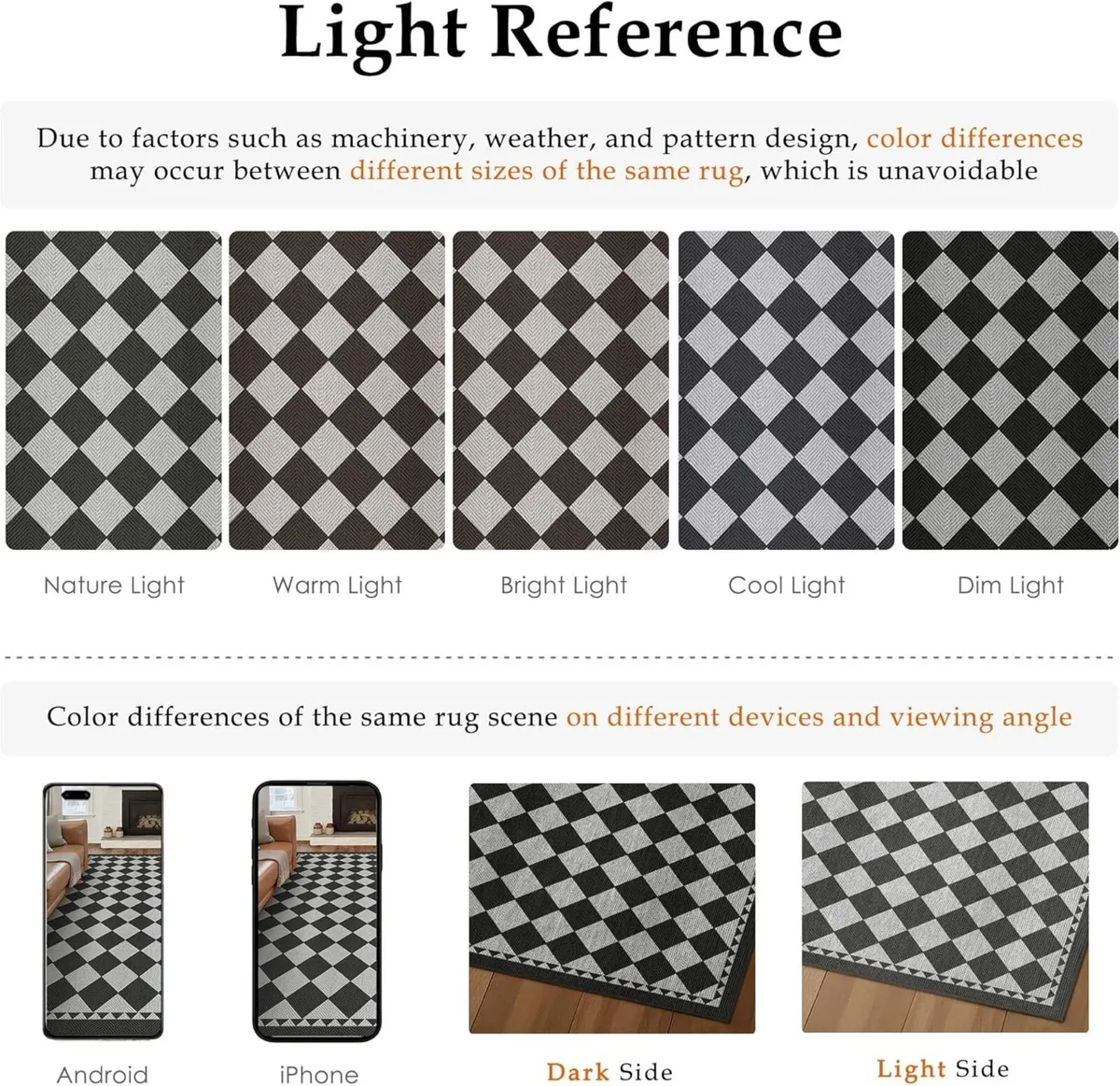 Outdoor Rug 200x300cm Rugs Living Room Garden - Image 2