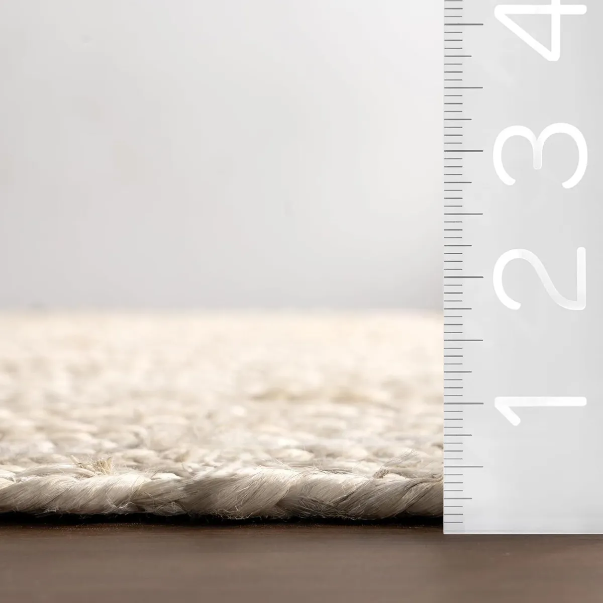 Rigo Hand Woven Farmhouse Jute Runner Rug 76 cm x - Image 2