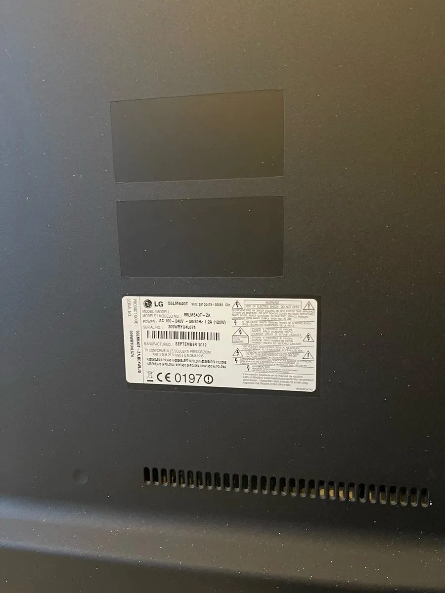 LG 55” TV - Image 4