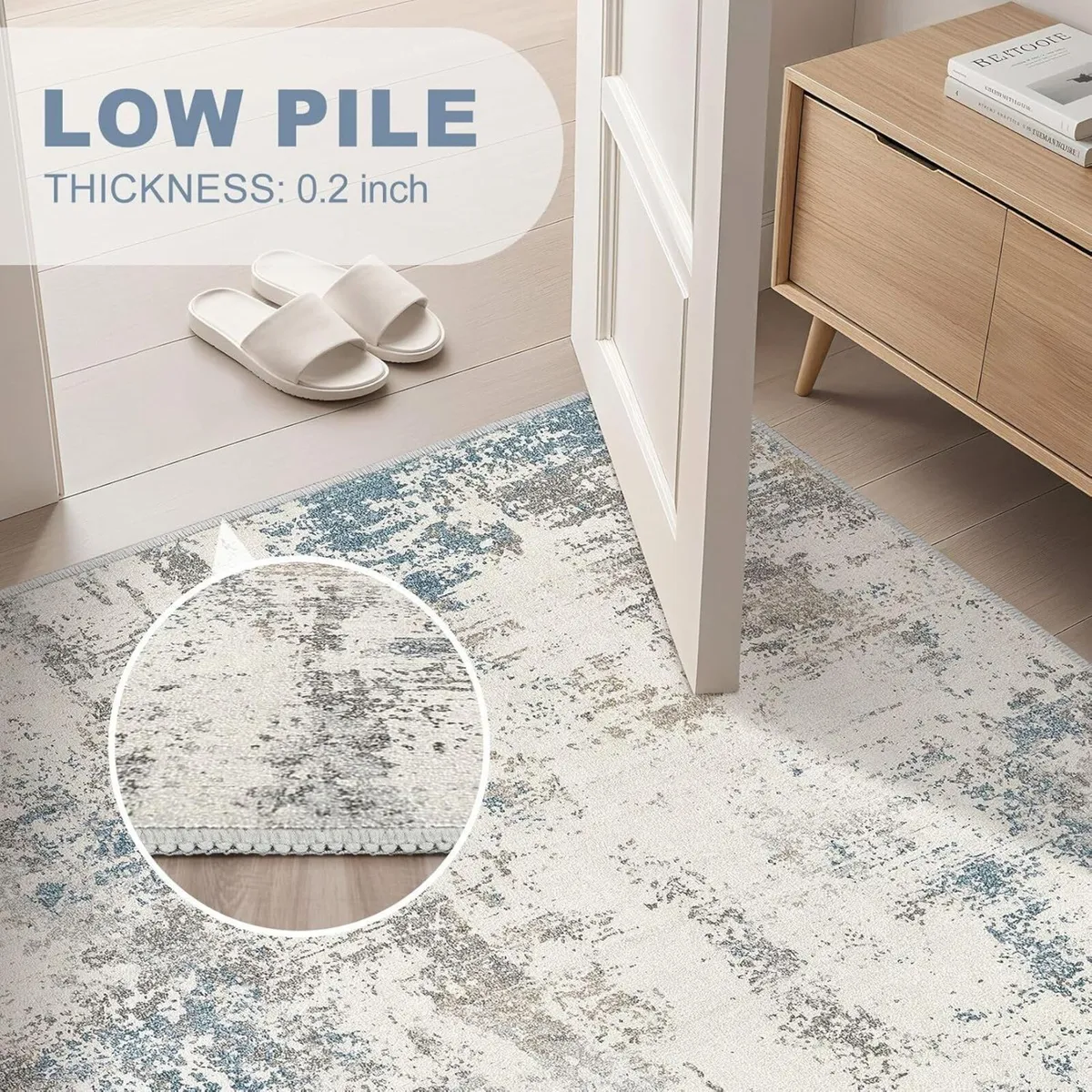 Washable Rugs Living Room - 200 x 300cm Large - Image 2