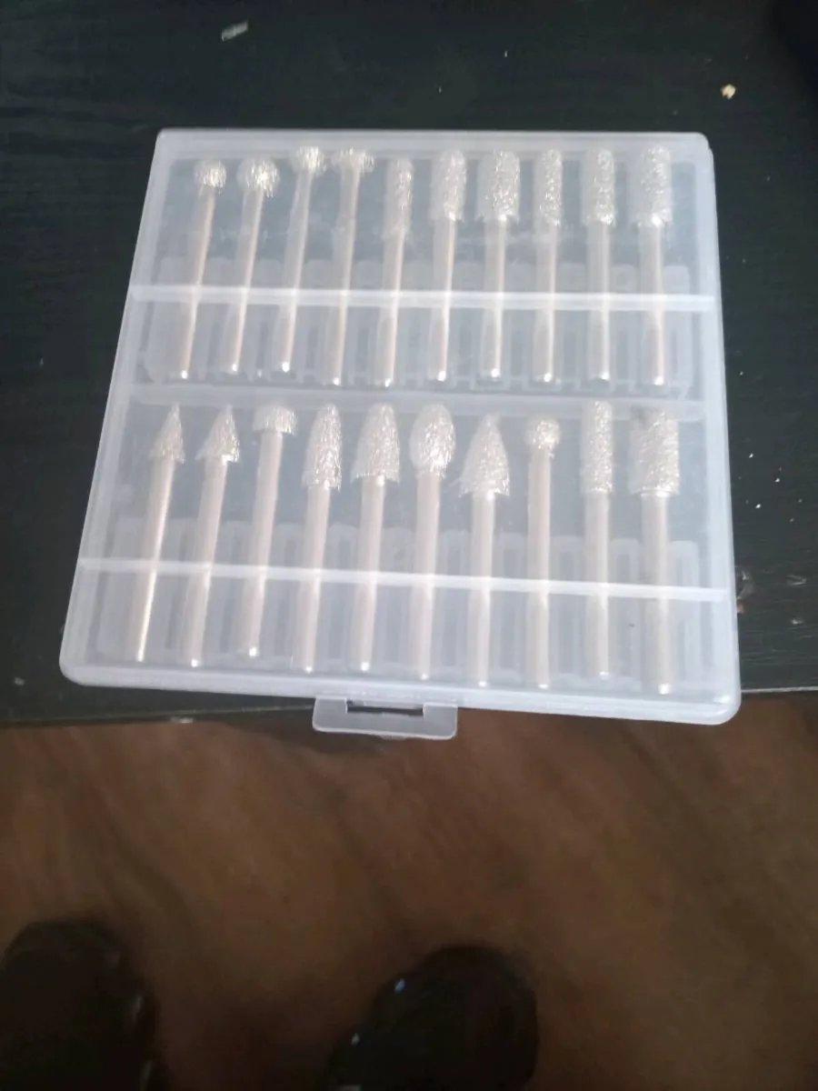 20 PC Burr kit 6MM Electroplated - Image 3