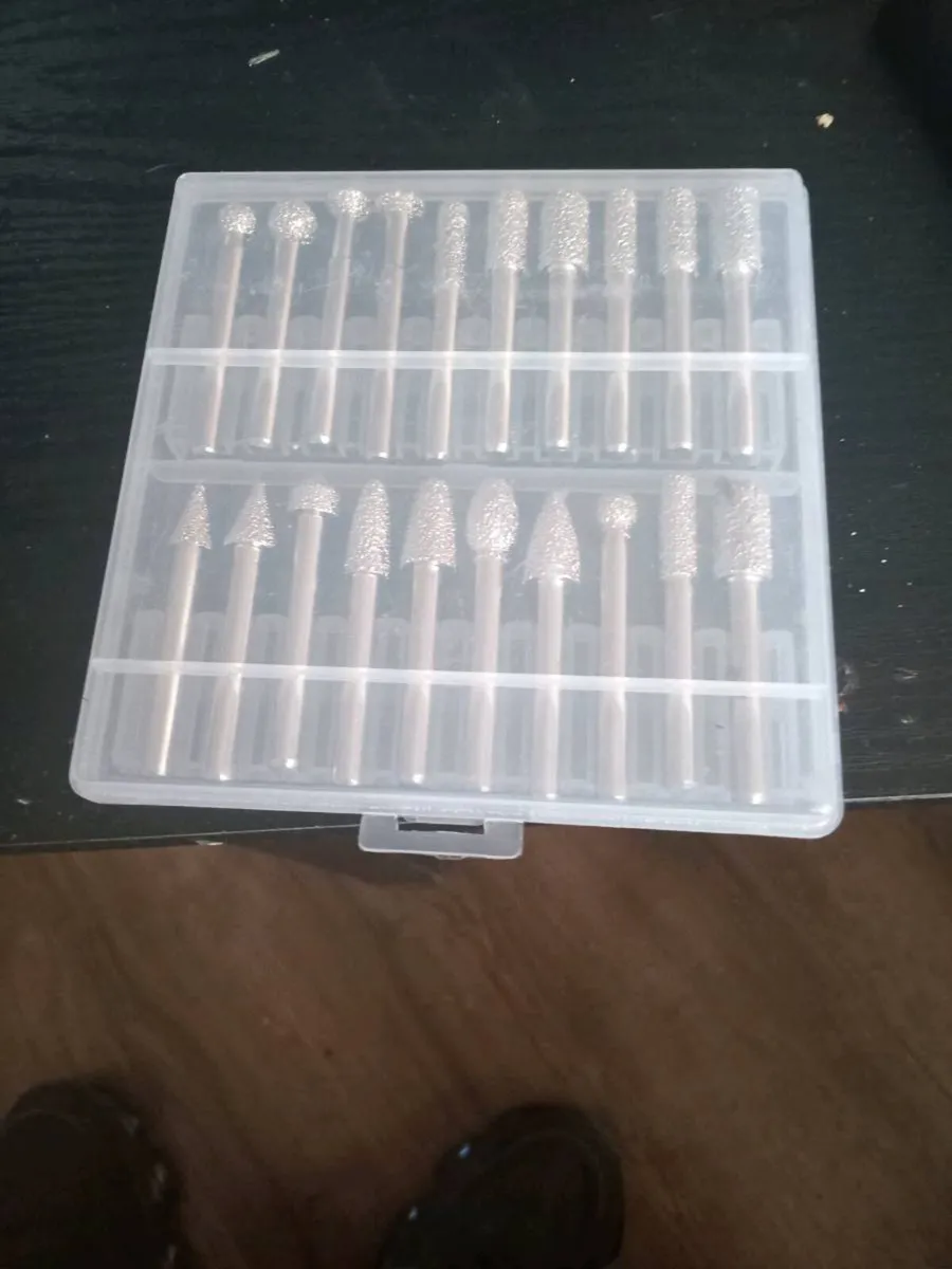 20 PC Burr kit 6MM Electroplated - Image 4