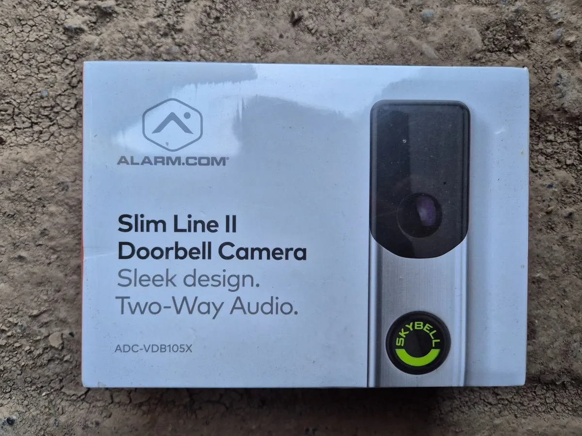 Alarm.com Slim Line II Doorbell Camera brand new - Image 1