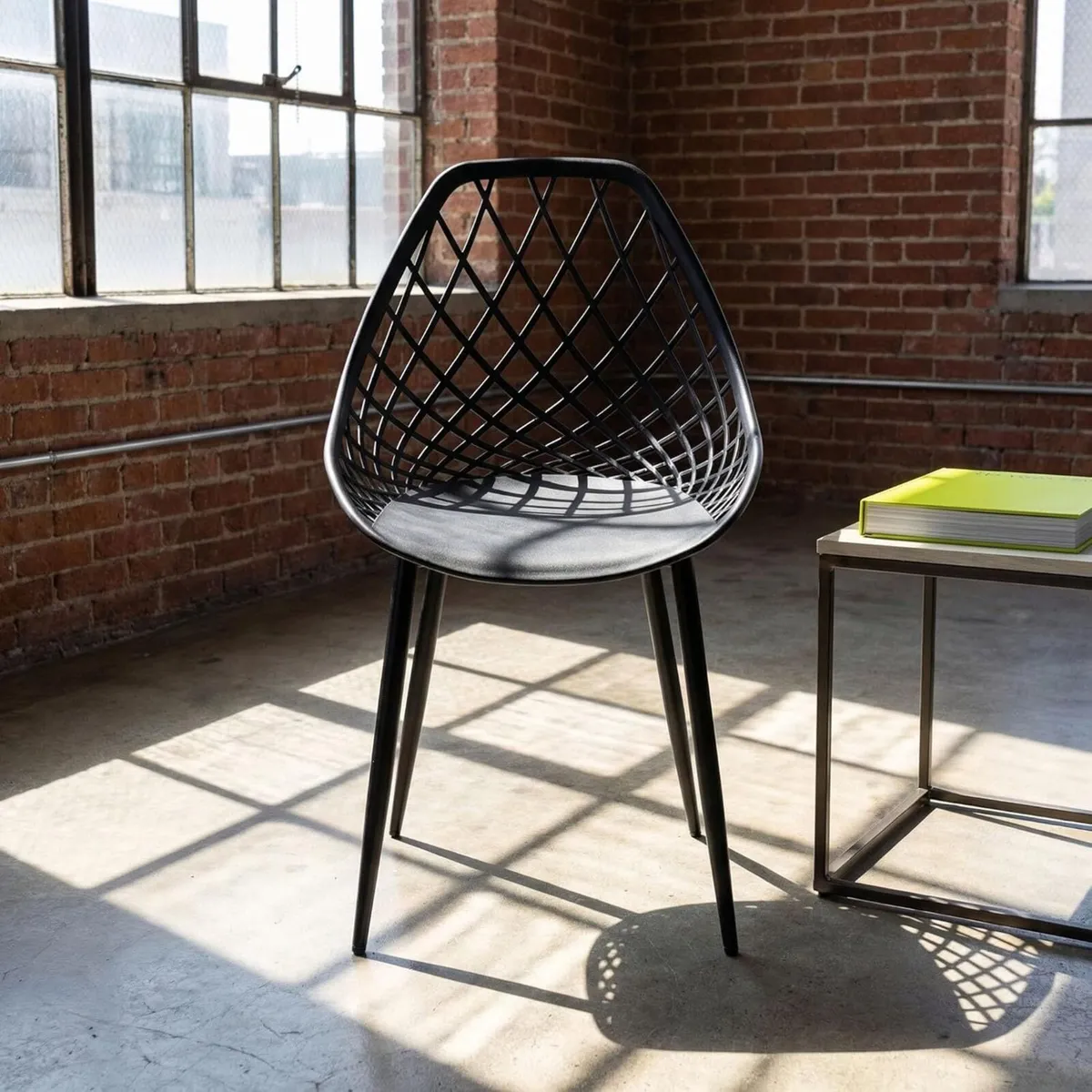 Patio Bistro Chairs Set of 4 Garden Furniture - Image 2