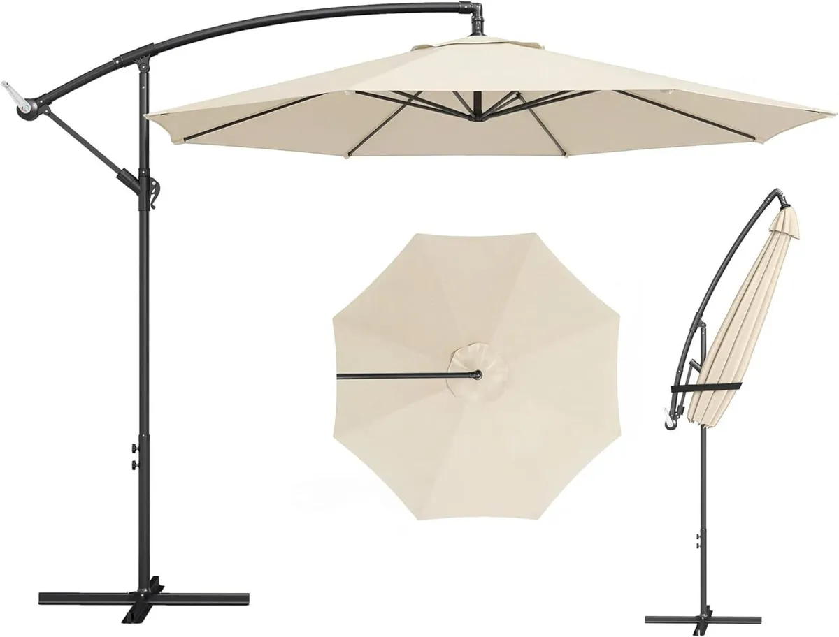 3(m) Garden Banana Parasol Hanging Cantilever - Image 1