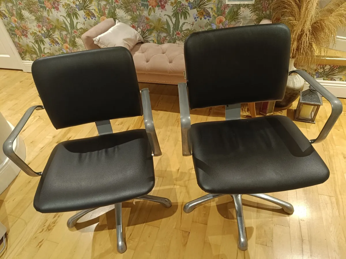 2 Salon chairs - Image 1