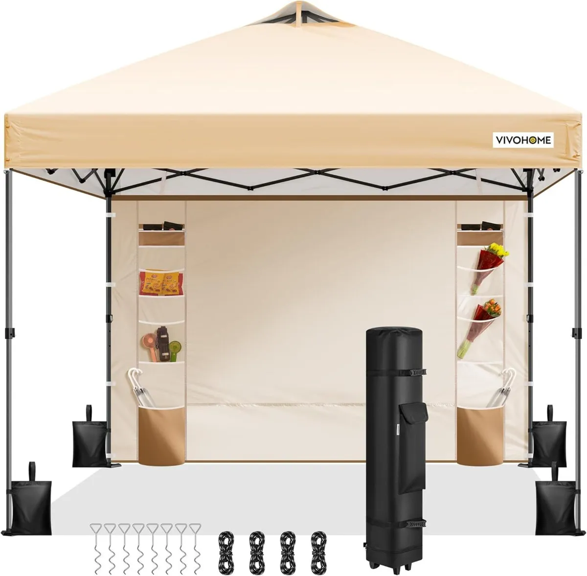 Canopy 3x3m Tent Outdoor Shelter Portable with - Image 1