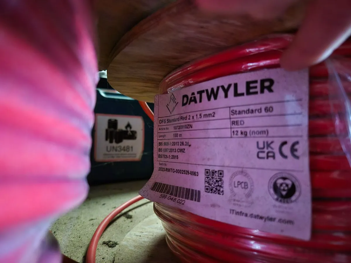 Fire Cable Datwyler Standard 60 2 x 1.5mm2 - Image 2