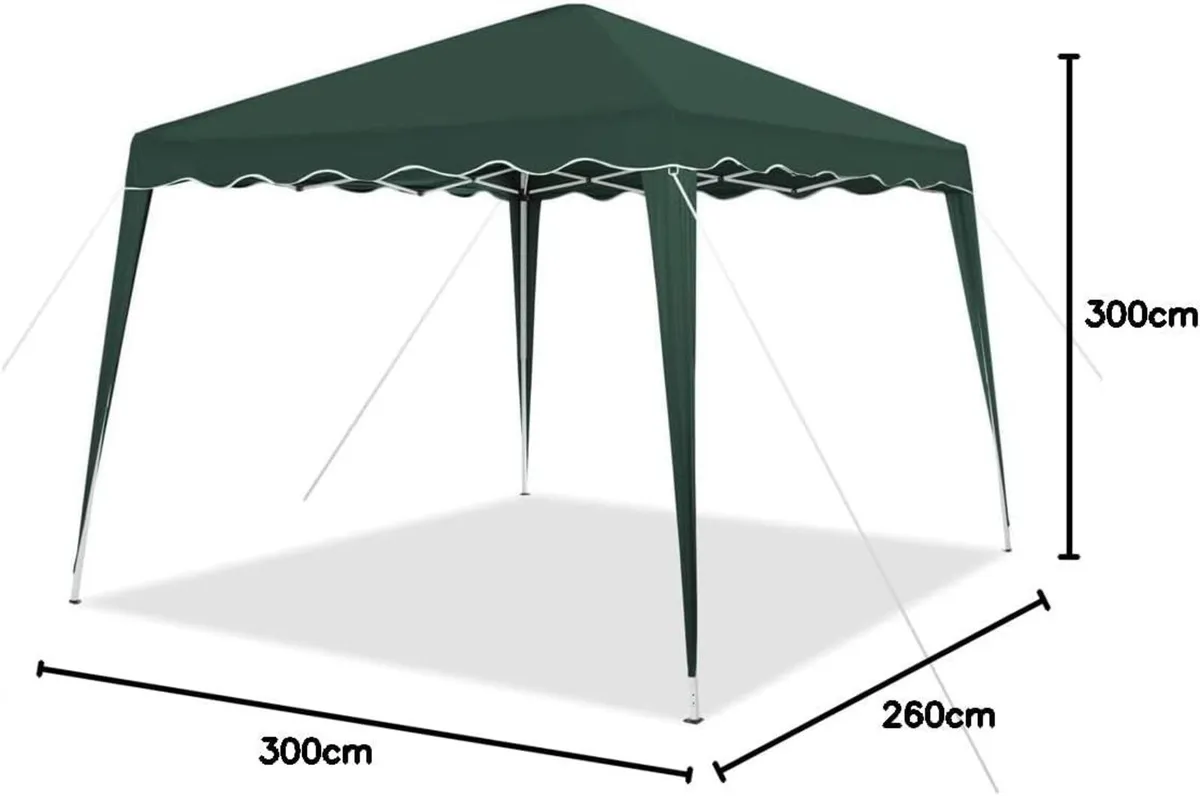 Foldable Gazebo 3 x m with Bag Water-Repellent UV - Image 2