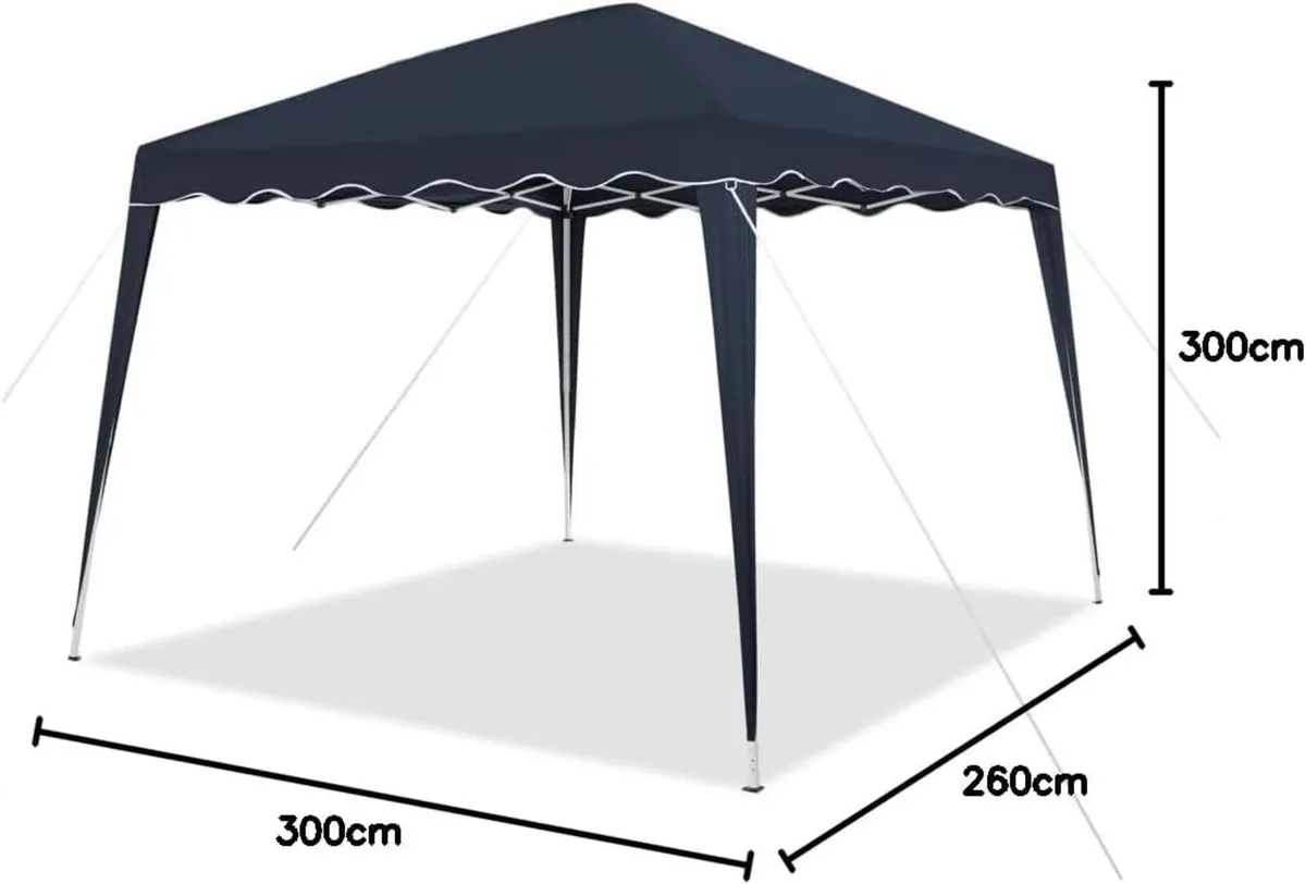Foldable Gazebo 3 x m Including Bag Water-Repellen - Image 2