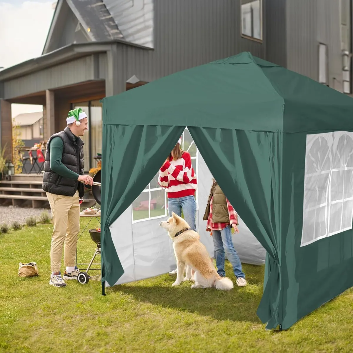 3x3m Pop Up Gazebo with Removable Sidewalls - Image 2