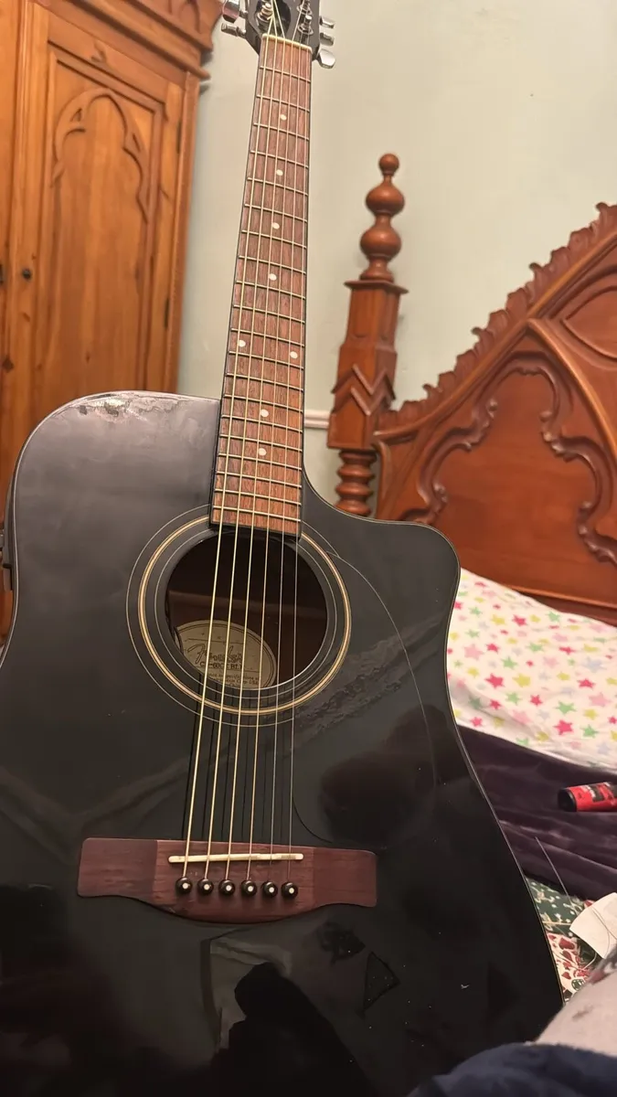 Fender acoustic guitar - Image 1