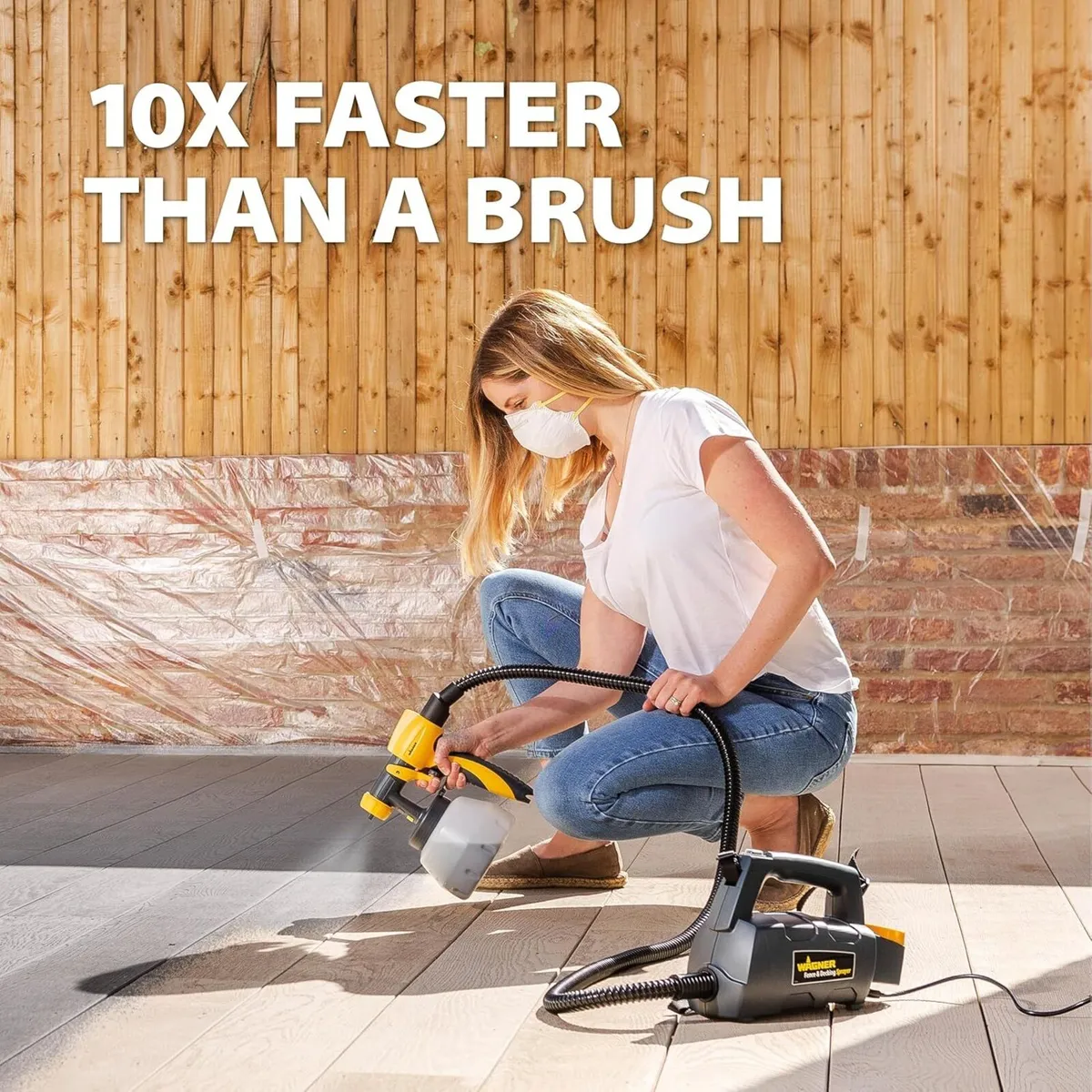 Fence Decking Paint Sprayer for Fences Sheds or - Image 3