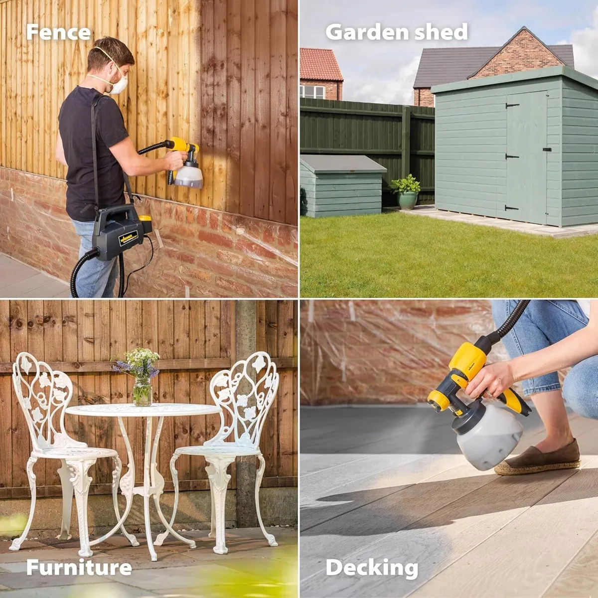 Fence Decking Paint Sprayer for Fences Sheds or - Image 4