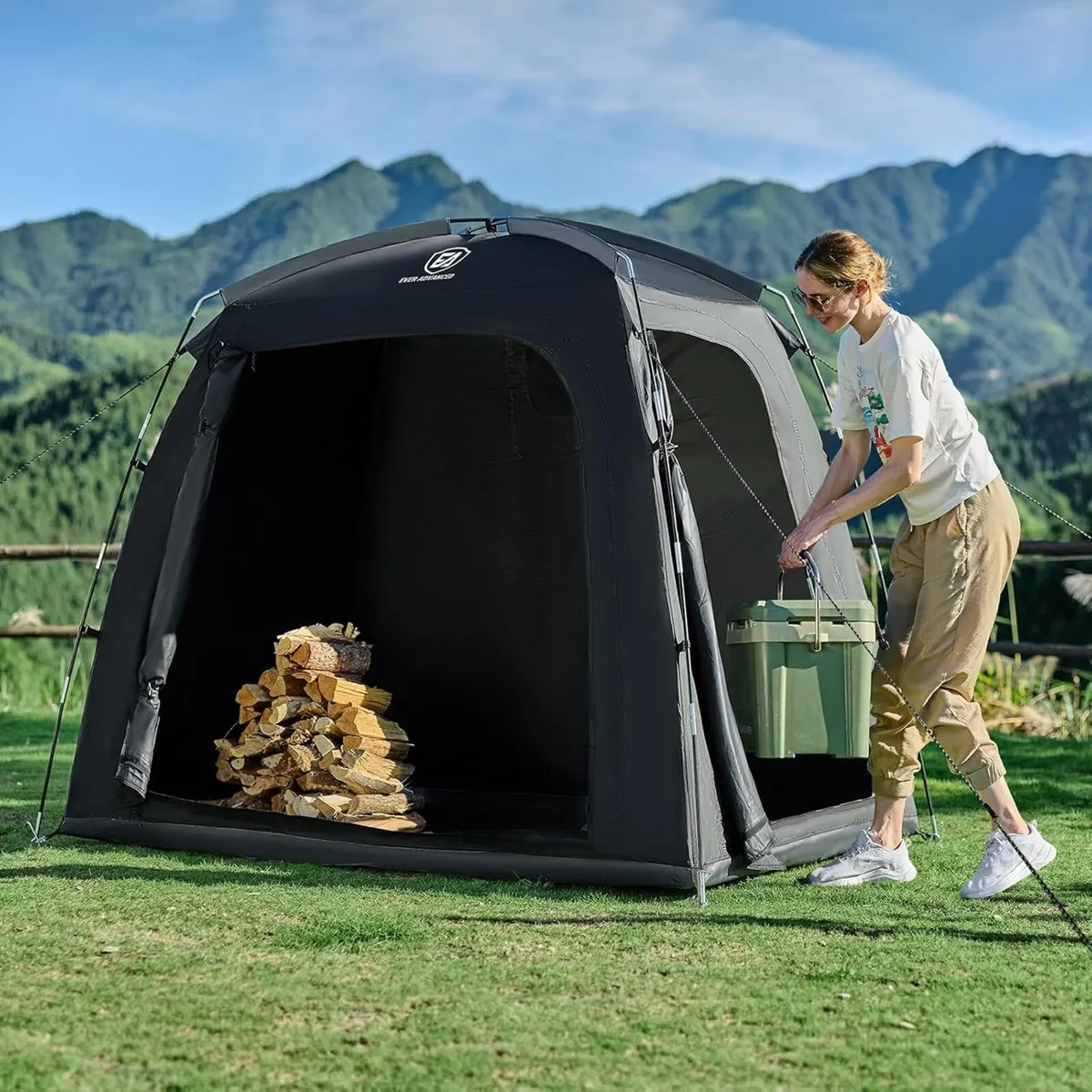 Bike Storage Outdoor 200 x 120 165cm Cover for - Image 2