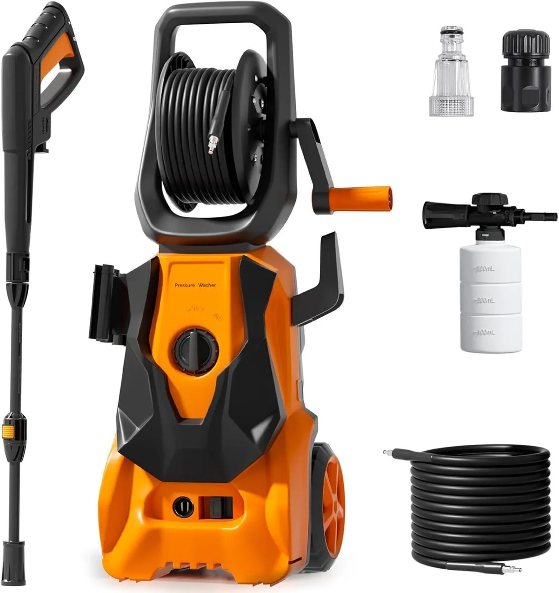 Pressure Washers 1800W 140Bar Jet with Hose Reel - Image 1