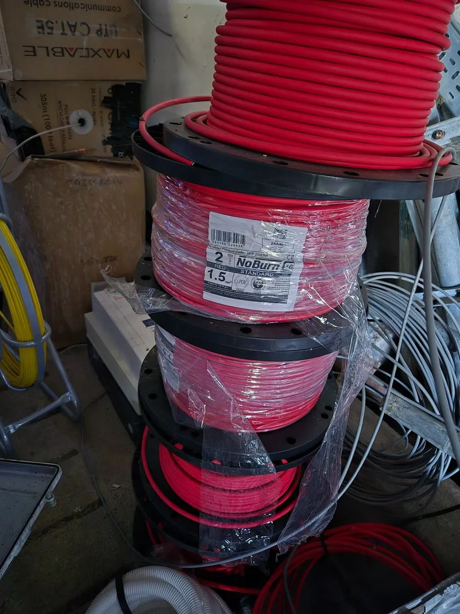 Fire Cable NoBurn Standard 2-core 1.5mm2, 100m - Image 1